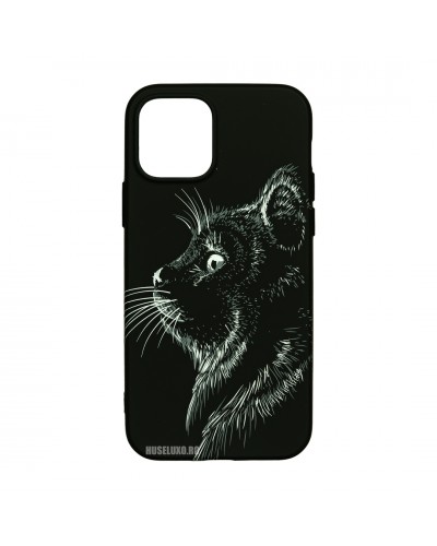 Husă iPhone 12 / 12 Pro LUXO TPU Black Cat