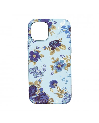 Husă iPhone 12 / 12 Pro LUXO TPU Blue Flowers
