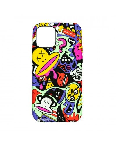 Husă iPhone 12 / 12 Pro LUXO TPU Monkey Business