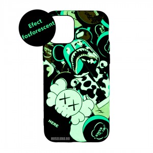Husă iPhone 12 / 12 Pro LUXO TPU Shark Kaws