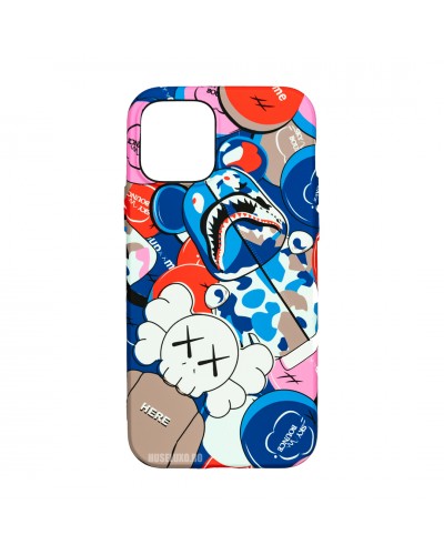 Husă iPhone 12 / 12 Pro LUXO TPU Shark Kaws