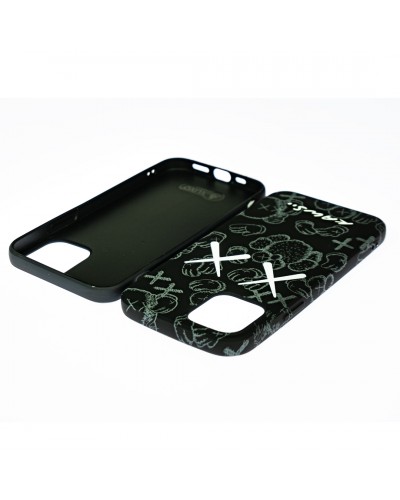 Husă iPhone 12 / 12 Pro LUXO TPU Blackout Kaws