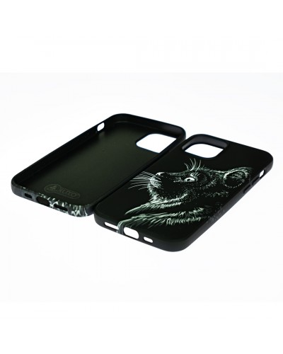 Husă iPhone 12 / 12 Pro LUXO TPU Black Cat Husă iPhone 12 / 12 Pro LUXO TPU Black Cat