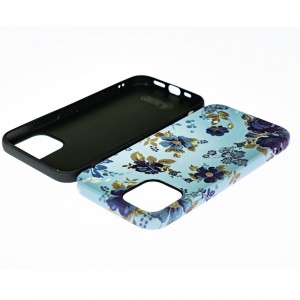 Husă iPhone 12 / 12 Pro LUXO TPU Blue Flowers