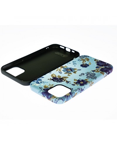 Husă iPhone 12 / 12 Pro LUXO TPU Blue Flowers