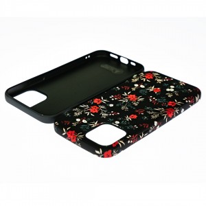 Husă iPhone 12 / 12 Pro LUXO TPU Red Flowers