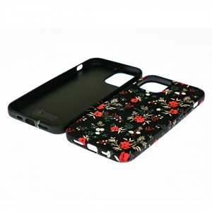 Husă iPhone 12 / 12 Pro LUXO TPU Red Flowers