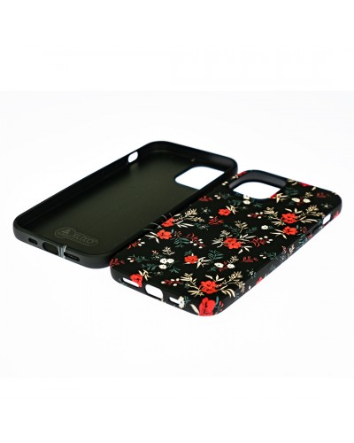 Husă iPhone 12 / 12 Pro LUXO TPU Red Flowers