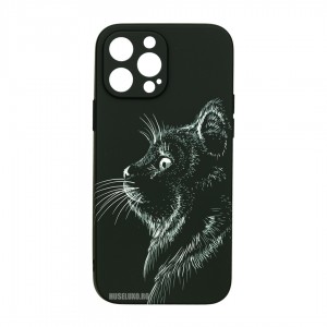 Husă iPhone 13 Pro Max LUXO TPU Black Cat