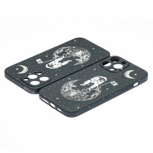 Husă iPhone 13 Pro LUXO TPU Astronaut on the Moon
