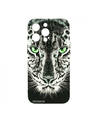 Husă iPhone 13 Pro LUXO TPU Black Leopard