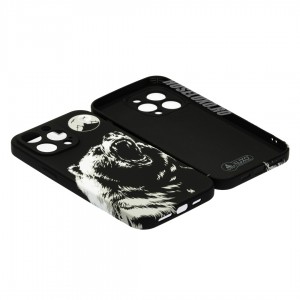 Husă iPhone 14 Pro Max LUXO TPU Grizzly Bear
