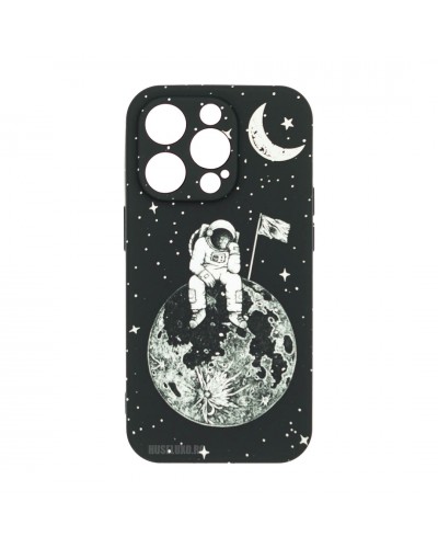 Husă iPhone 14 Pro LUXO TPU Astronaut on the Moon