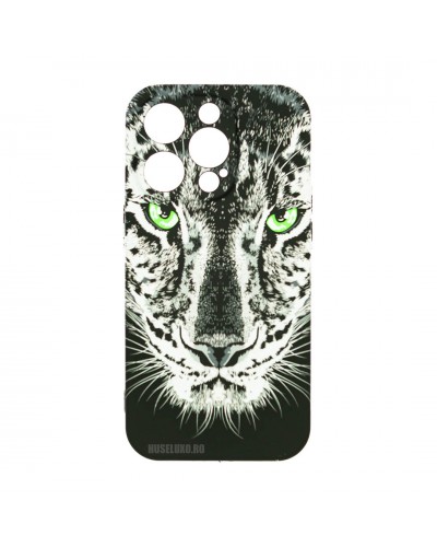 Husă iPhone 14 Pro LUXO TPU Black Leopard
