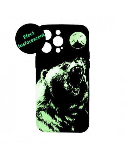 Husă iPhone 14 Pro LUXO TPU Grizzly Bear