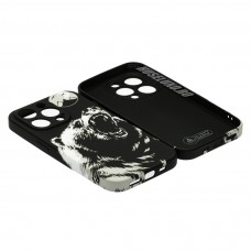 Husă iPhone 14 Pro LUXO TPU Grizzly Bear