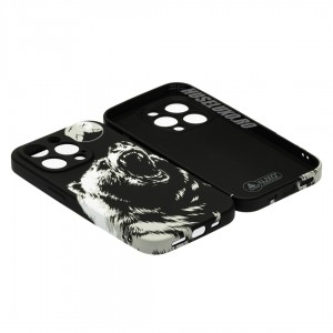 Husă iPhone 14 Pro LUXO TPU Grizzly Bear