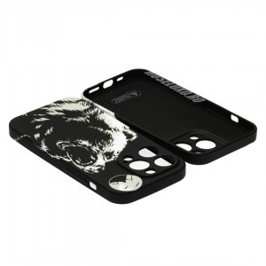 Husă iPhone 14 Pro LUXO TPU Grizzly Bear