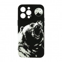 Husă iPhone 14 Pro LUXO TPU Grizzly Bear