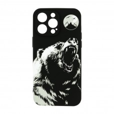 Husă iPhone 14 Pro LUXO TPU Grizzly Bear
