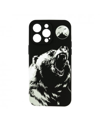 Husă iPhone 14 Pro LUXO TPU Grizzly Bear