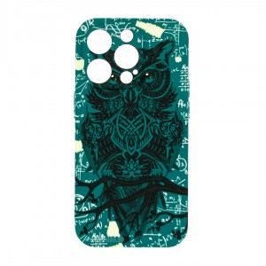 Husă iPhone 14 Pro LUXO TPU Math Owl