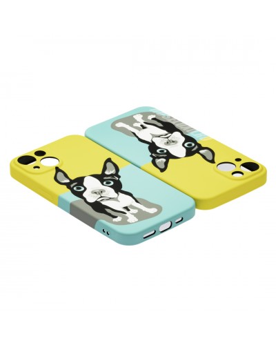Husă iPhone 14 LUXO TPU French Bulldog Husă iPhone 14 LUXO TPU French Bulldog
