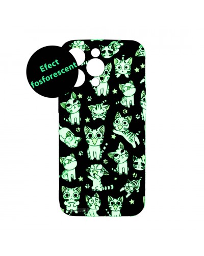 Husă iPhone 15 Pro Max LUXO TPU Space Kitties Husă iPhone 15 Pro Max LUXO TPU Space Kitties