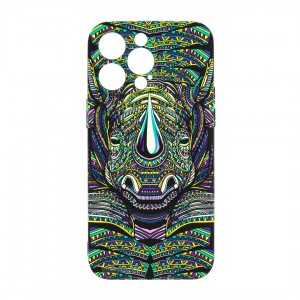 Husă iPhone 15 Pro Max LUXO TPU Tribal Rhino