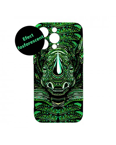Husă iPhone 15 Pro Max LUXO TPU Tribal Rhino