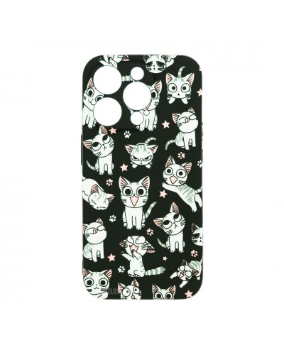 Husă iPhone 15 Pro LUXO TPU Space Kitties