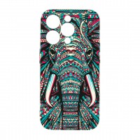 Husă iPhone 15 Pro LUXO TPU Tribal Elephant