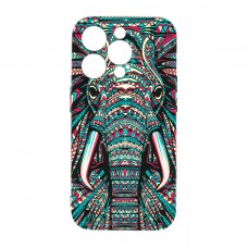 Husă iPhone 15 Pro LUXO TPU Tribal Elephant