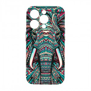 Husă iPhone 15 Pro LUXO TPU Tribal Elephant