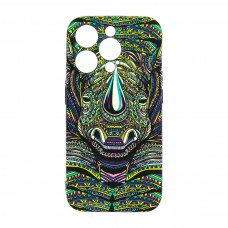 Husă iPhone 15 Pro LUXO TPU Tribal Rhino
