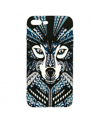 Husă iPhone 7+/8+ LUXO TPU Tribal Wolf