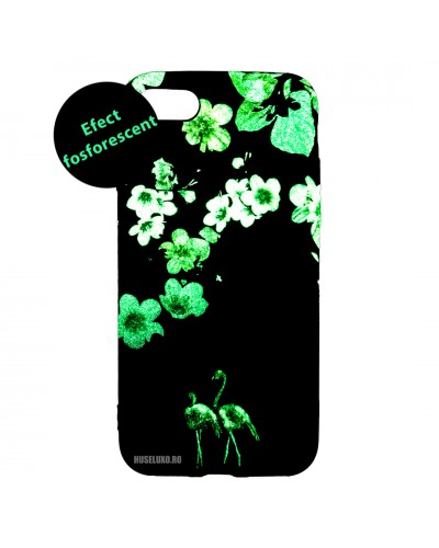 Husă iPhone 7/8/SE2 LUXO TPU Flamingo Flowers Husă iPhone 7/8/SE2 LUXO TPU Flamingo Flowers