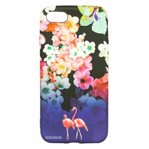 Husă iPhone 7/8/SE2 LUXO TPU Flamingo Flowers