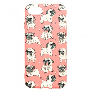 Husă iPhone 7/8/SE2 LUXO TPU Pink.Pug.Love
