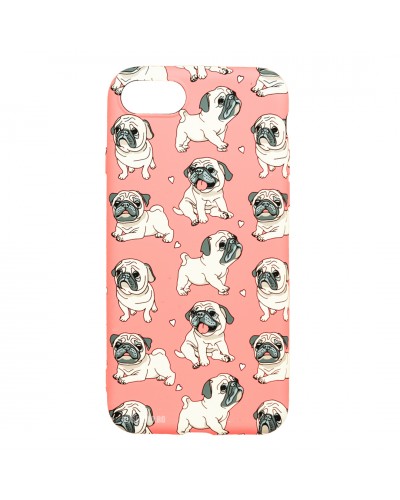 Husă iPhone 7/8/SE2 LUXO TPU Pink.Pug.Love