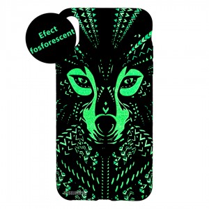Husă iPhone X / XS LUXO TPU Tribal Wolf