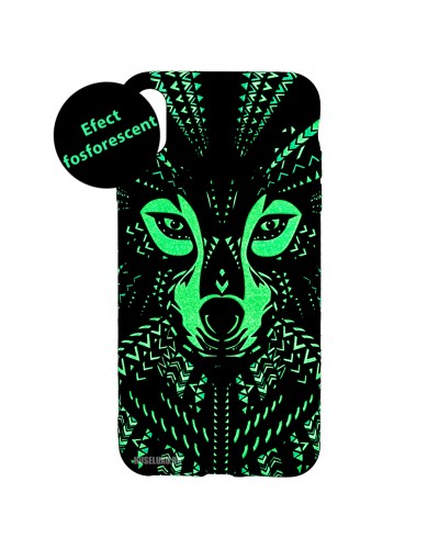 Husă iPhone X / XS LUXO TPU Tribal Wolf