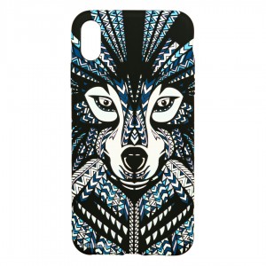 Husă iPhone X / XS LUXO TPU Tribal Wolf