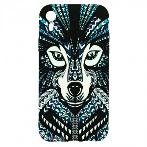 Husă iPhone XR LUXO TPU Tribal Wolf
