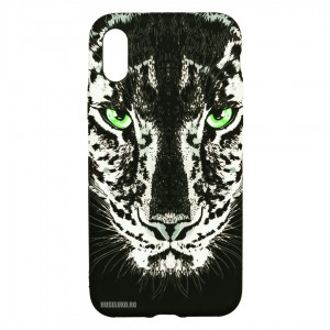 Husă iPhone XS MAX LUXO TPU Black Leopard