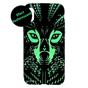 Husă iPhone XS MAX LUXO TPU Tribal Wolf