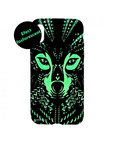 Husă iPhone XS MAX LUXO TPU Tribal Wolf