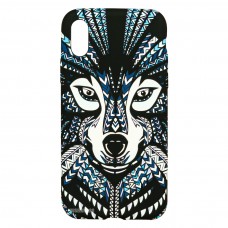 Husă iPhone XS MAX LUXO TPU Tribal Wolf