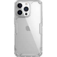 Husă iPhone 13 Pro Nillkin Nature TPU Pro Transparentă, ramă albă