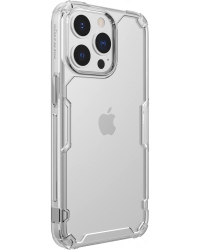 Husă iPhone 13 Pro Nillkin Nature TPU Pro Transparentă, ramă albă Husă iPhone 13 Pro Nillkin Nature TPU Pro Transparentă, ramă albă